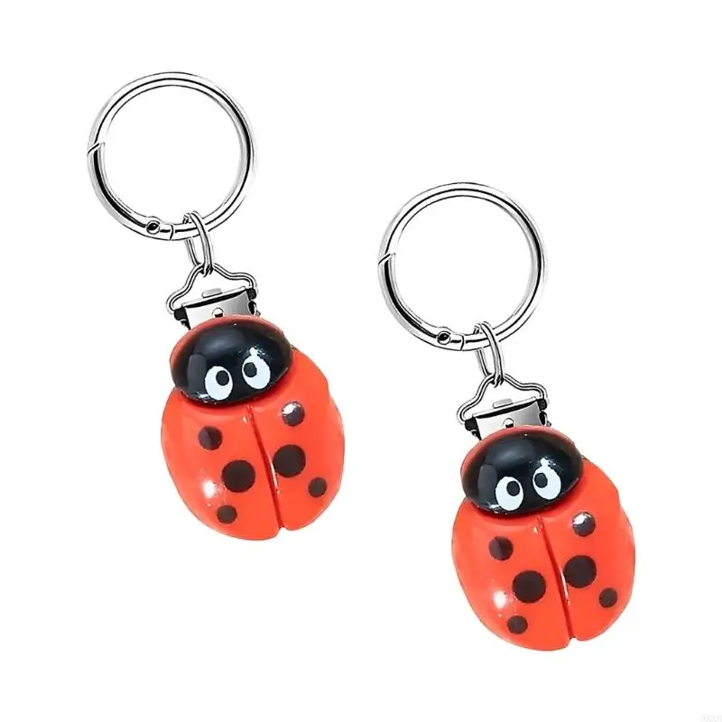 Multifunctional Zinc Alloy Hat and Glasses Clip Bees/Ladybugs Themed Accessory 0XXB