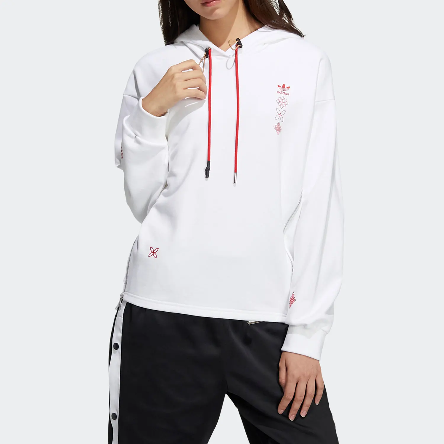 

Официальная аутентичная женская модная свободная толстовка Adidas Originals HC0569