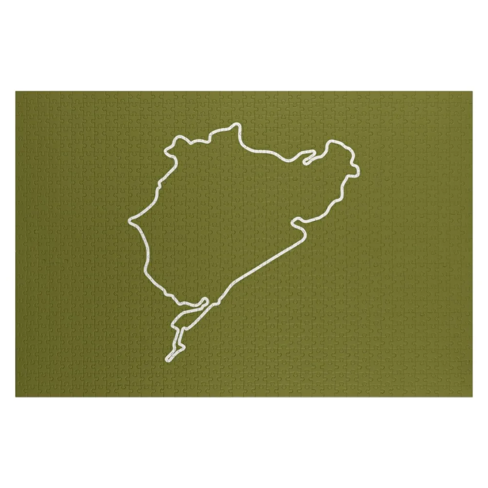 Nürburgring - Combined Circuit [outline] \t Jigsaw Puzzle Custom Kids Toy Iq Custom Puzzle