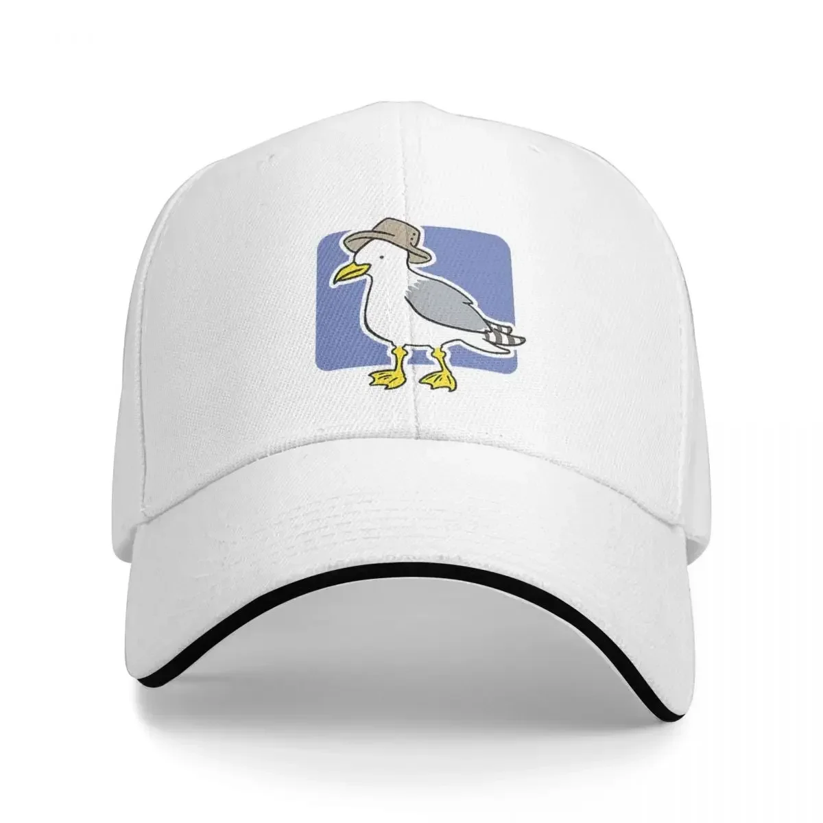 Seagull With Baseball Caps Snapback Fashion Baseball Hats Breathable Casual Outdoor Unisex Polychromatic Customizable