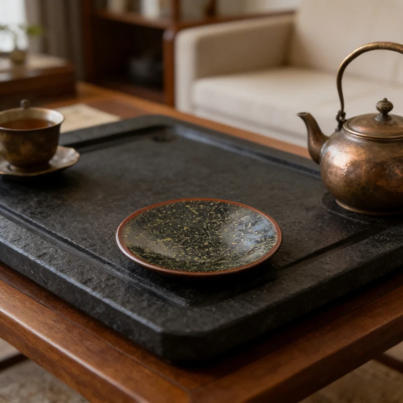 Rough Pottery Tea Coaster Round Heat Insulation Pad Ceramic Cup Mat Tea Set Ceremony Accessory Pot Holder Anti Scald Tea Saucer