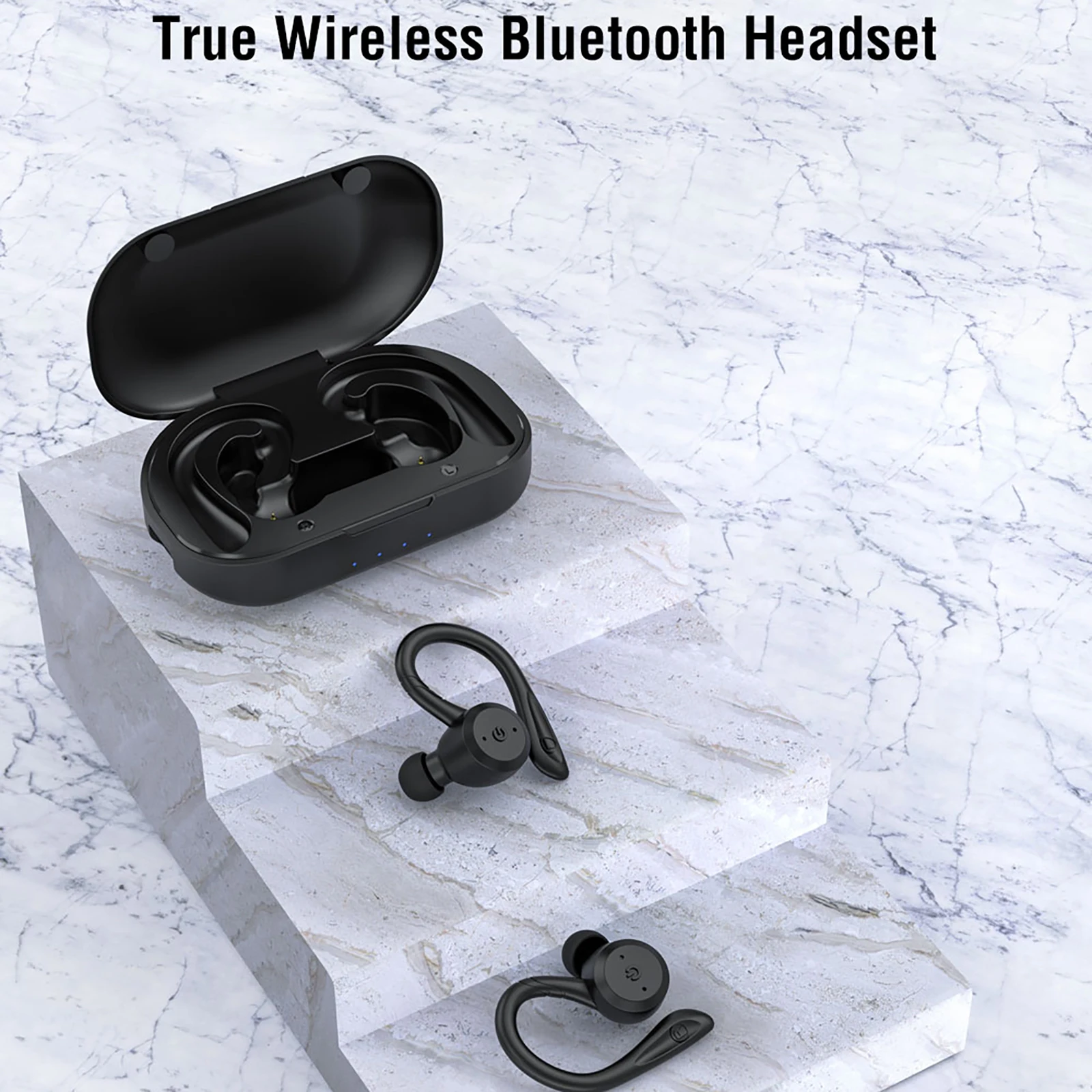 20 Hours Play time Swimming Waterproof Bluetooth-compatible Earphone Dual Wear Sport Wireless Headset Ipx7 Stereo Earbuds