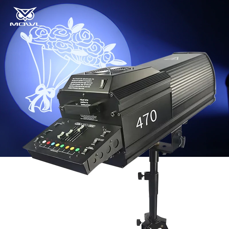 

450W DMX Manual Control 470 Profile Projection Spotlight LED Follow Spot Light for Wedding Theater Events Show
