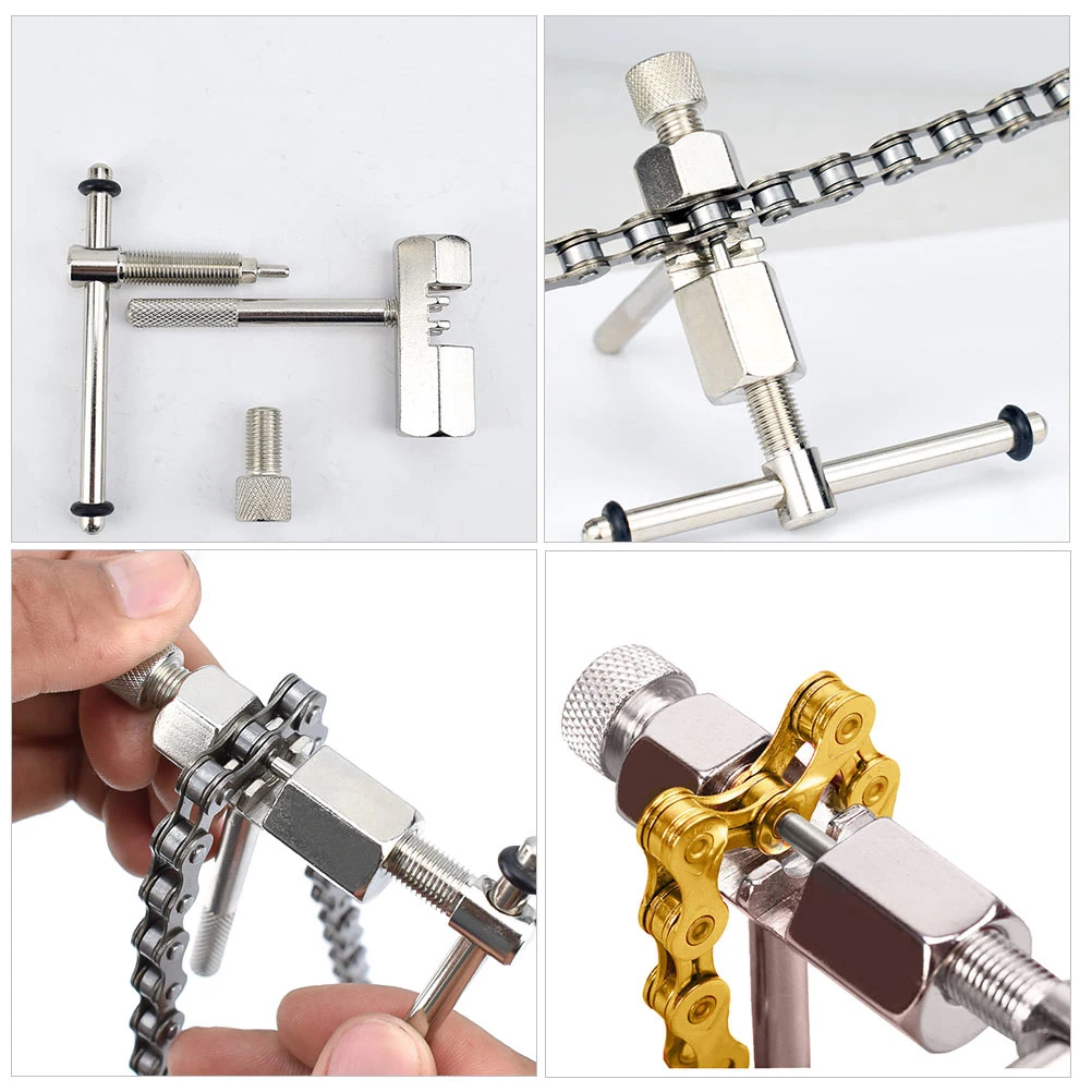 

1 Set Durable Bike Pin Remover Repair Tool Chain Breaker Link Splitter Lightweight Professional Road Cycle Accessory Chain Rivet