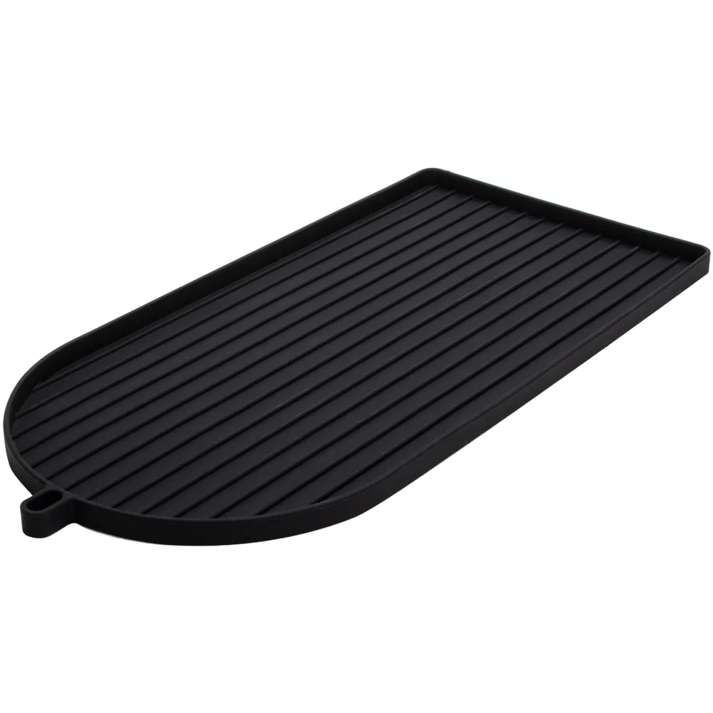 Silicone Non Slip Drip Tray Mat With Raised Edge For Coffee Machine Bar Counter Spill Containment Heat Resistant Easy Clean