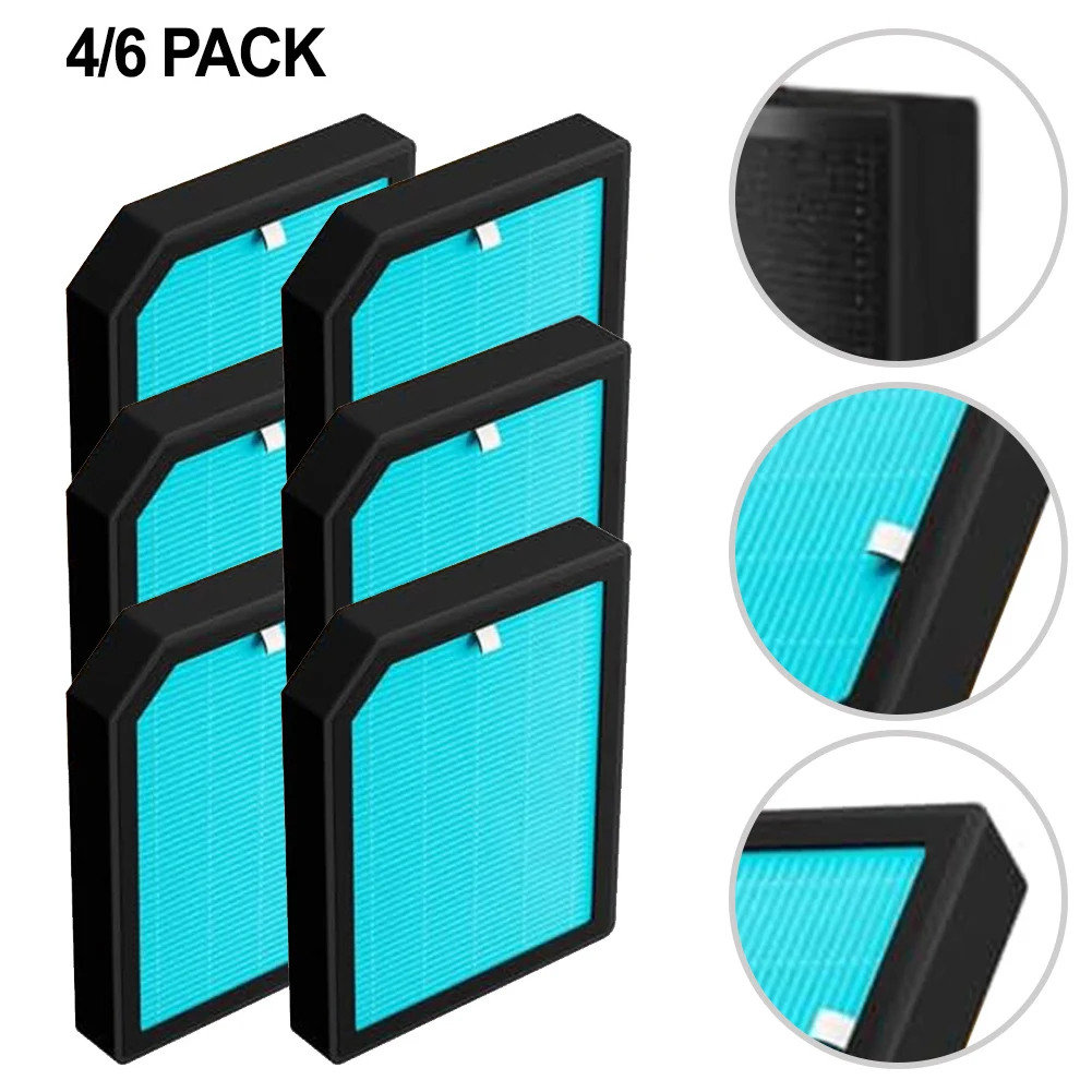 

4/6pcs H13 True HEPA Replacement Filters For Aircillin AP1501 Air Purifier Filters Household Appliance Accessories
