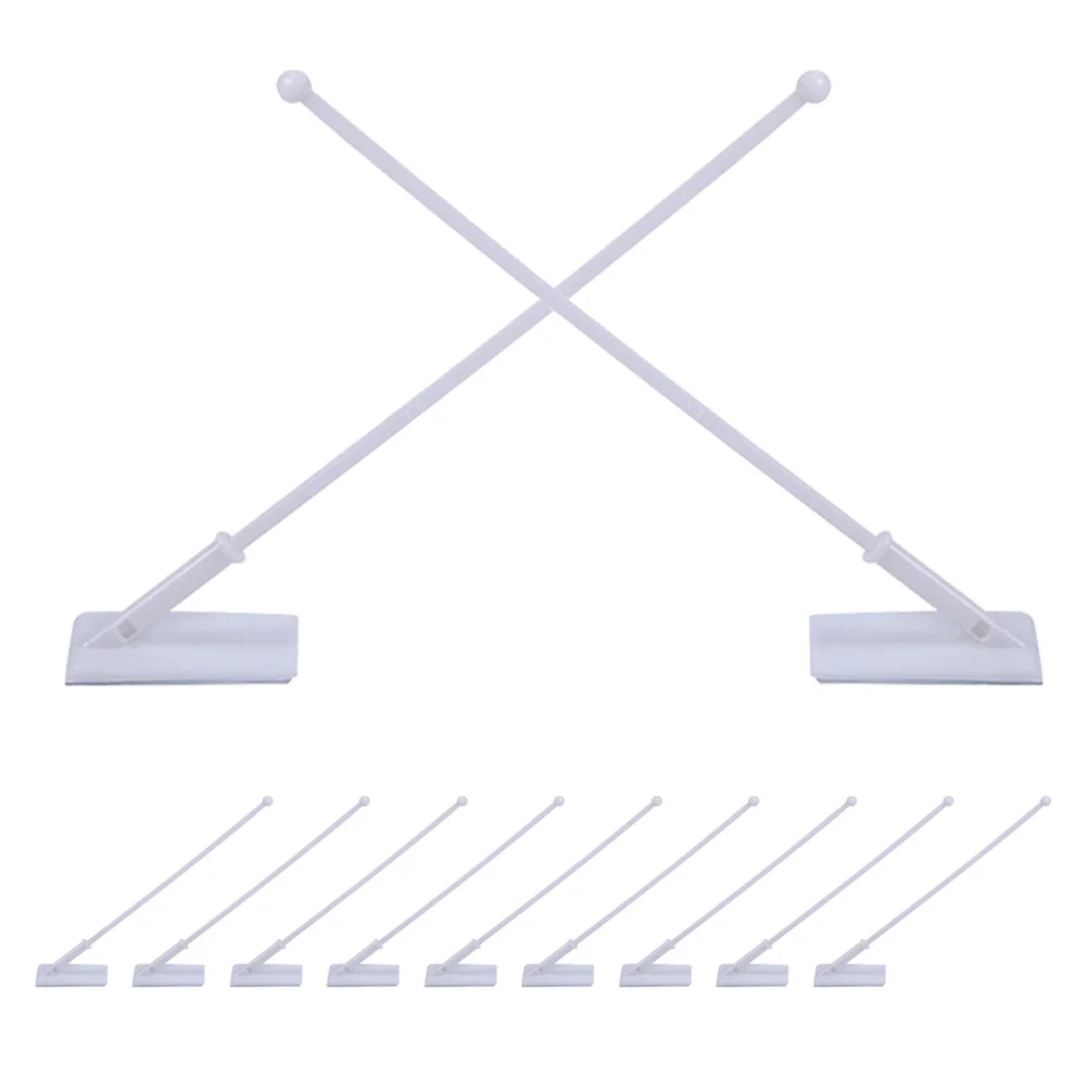 

12Pcs Car Flagpole Set Heavy Duty Plastic Flag Rods Removable Roof Mount Outdoor Vehicle Accessories Travel Flag Poles