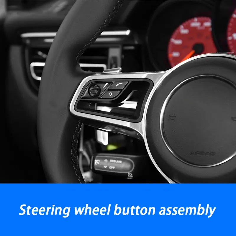 Car Steering Wheel Switch Button Assembly for Porsche Cayenne 92A 9YA 2015 2016 2017 Macan 95B 2014-2021