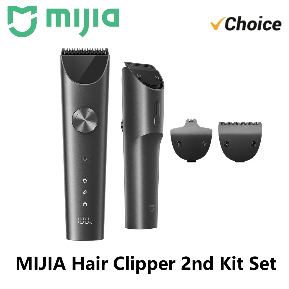 cortadora-de-pelo-mijia-2026-kit-de-2-piezas-cuchilla-de-titanio-recortadora-de-pelo-inalambrica-usb-c-ipx7-resistente-al-agua-pantalla-lcd-profesional-para-barberos-cn