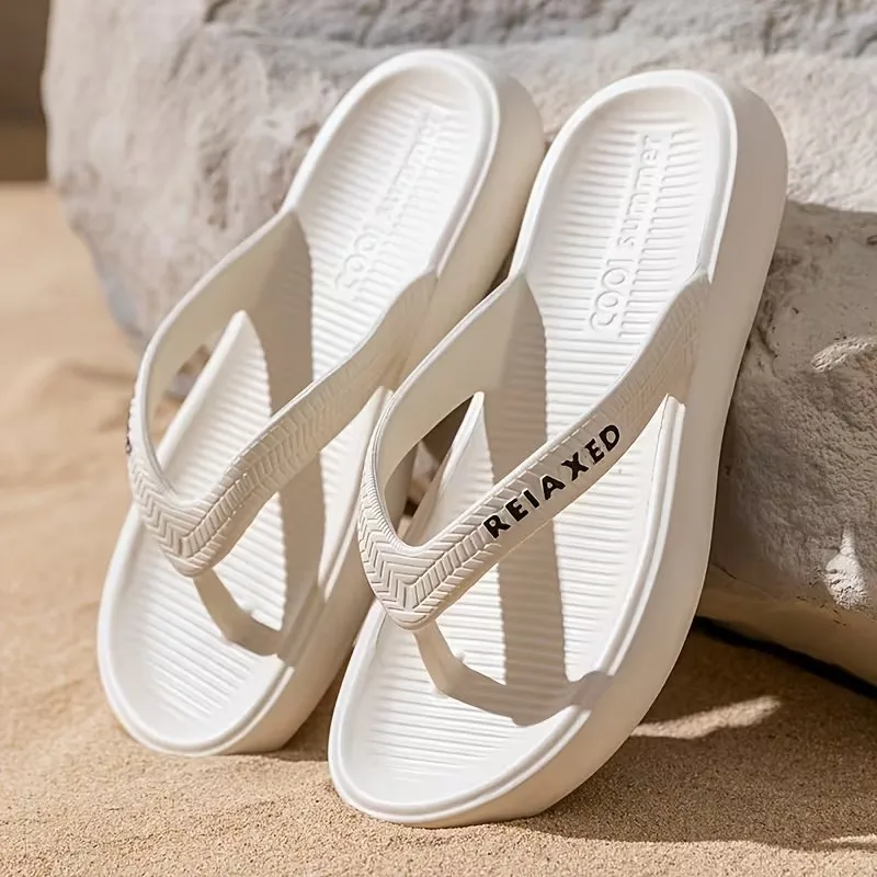 Men's Outdoor Fashion Slippers, Lightweight Non-Slip Printed Flip-Flops, Suitable For Both Men And Women image 3