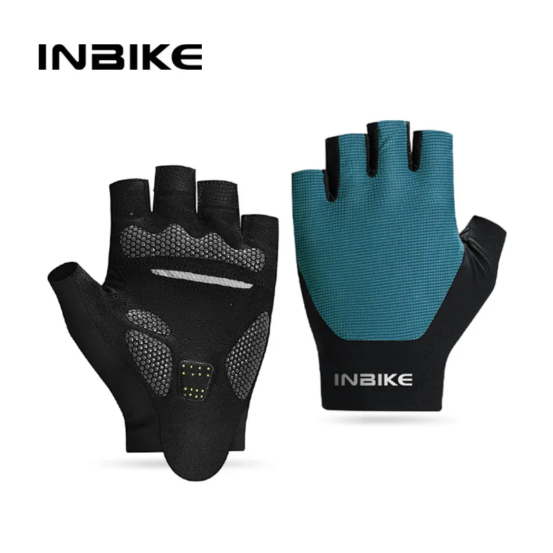 INBIKE Half Finger Cycling Gloves 2025 Summer Unisex Breathable Cushioning Abrasion-resistant MTB Road Mountain Bike Accessories