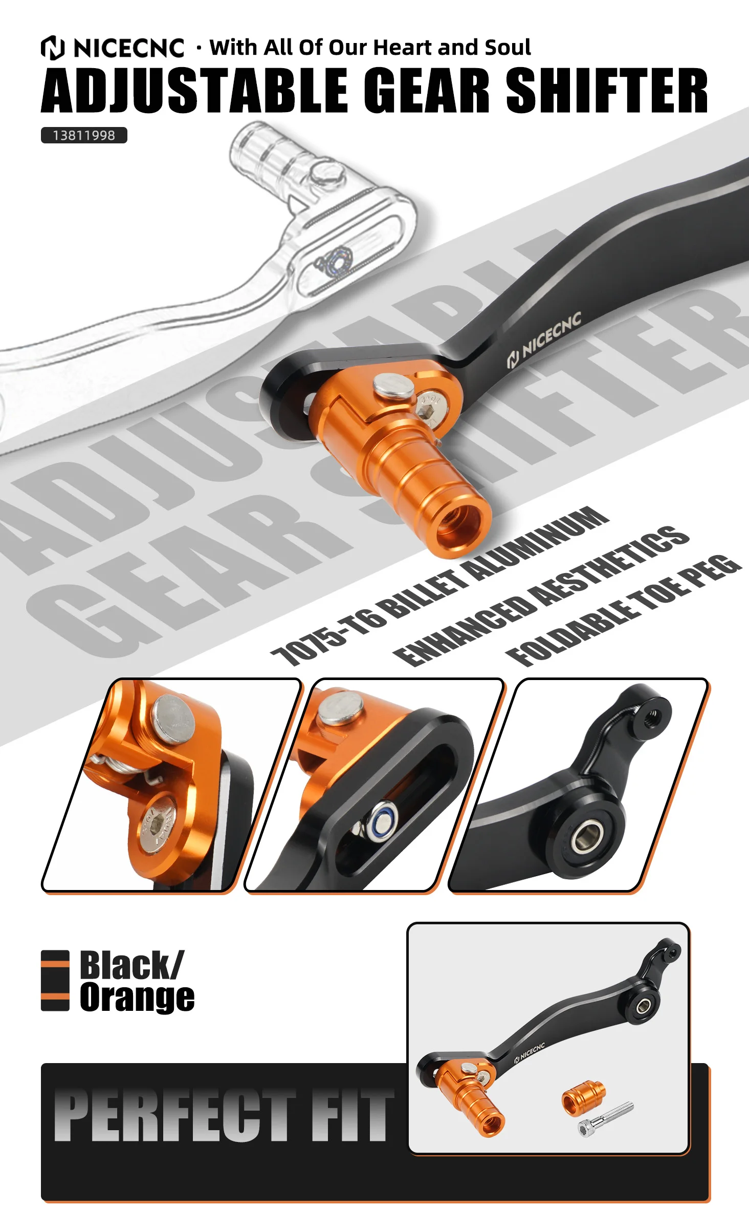 Für KTM 890 Abenteuer/R 790 Abenteuer/R 2021-2025 Schalthebel Hinten Bremspedal Für Husqvarna NORDEN 901 2022-2025 790 ADV – Detail 23