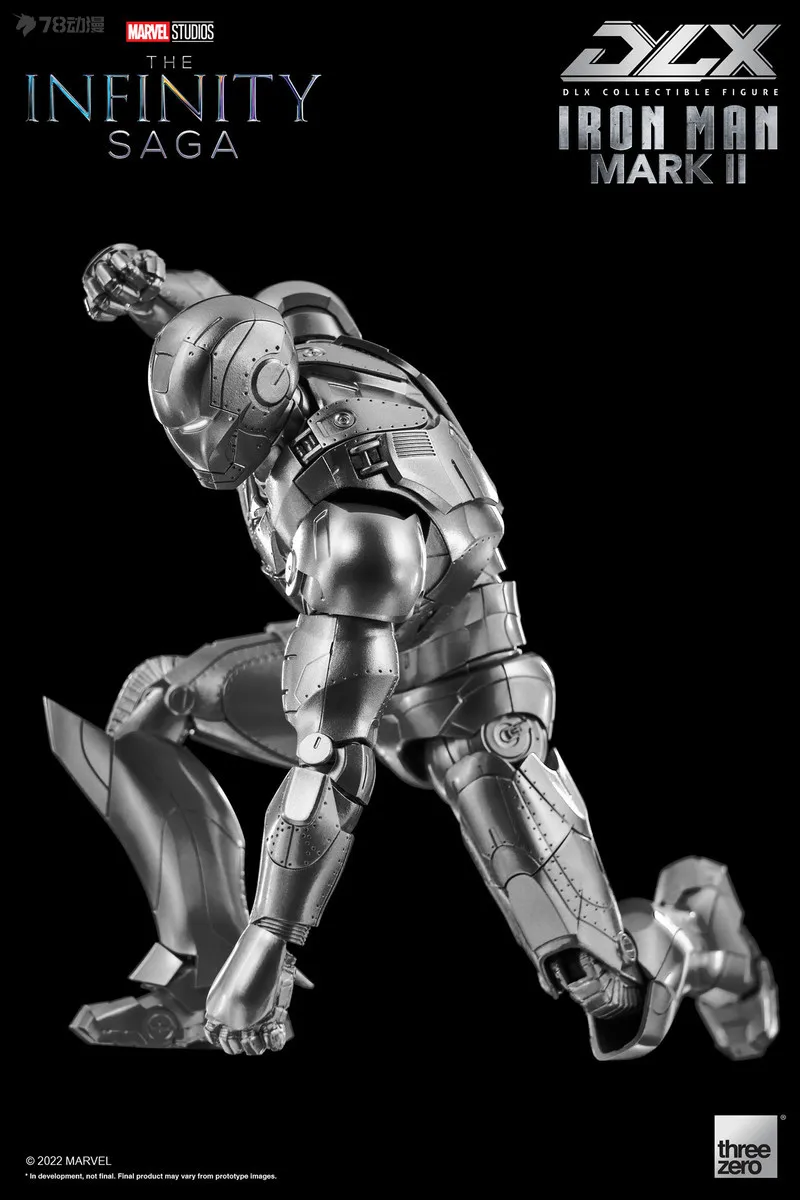 In Stock Threezero 3A DLX MARK2 MK2 1/12 6.9-inch Alloy Skeleton with LED Light Emitting Group Action Figures Toy Collection