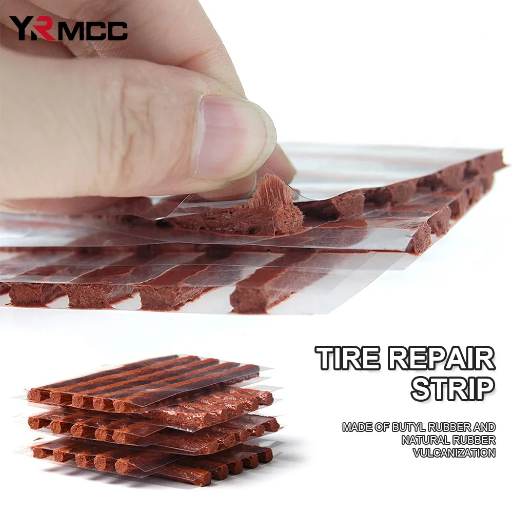 Car Tire Repair Tool Tire Repair Kit Studding Quick Repair Tools Rubber Strips for Automobile Truck Motorcycle Studding Tool Set