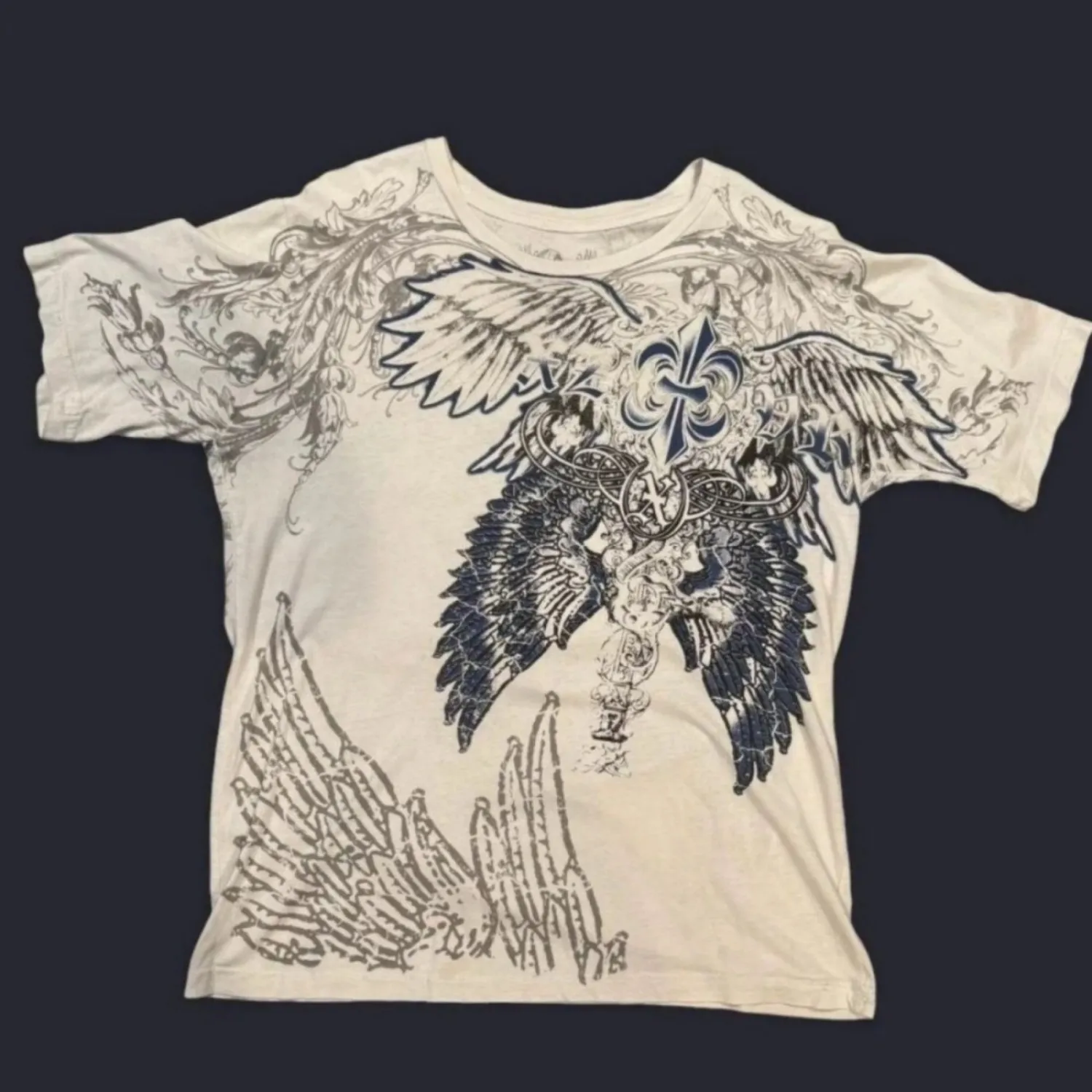 حار بيع الرجال الصيف الجديدة الجمجمة الملاك الجناح طباعة مريحة وتنفس جولة الرقبة تي شيرت في الهواء الطلق الشارع تنوعا أعلى