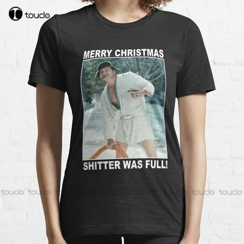 Cousin Eddie Merry Christmas Shitters Full National Christmas Vacation Funny Classic T-Shirt Halloween Shirts For Women Xs-5Xl