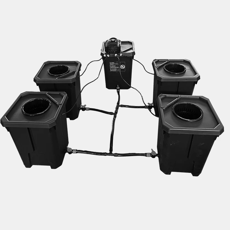 4 bucket 6 gallon  hydroponics system Container hydroponic  big net cup DWC