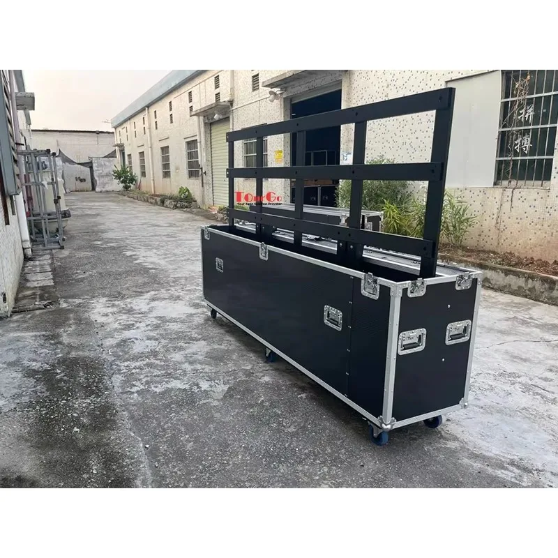 Mobile Motorised Electrical Lift Transport Flight case for LED Screen Support