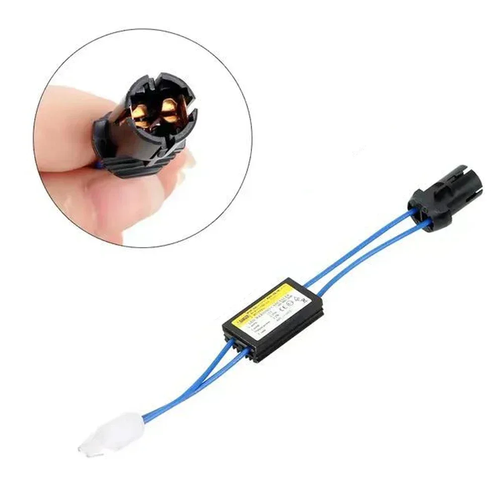 

Car Light Blinker Error Repair Plug & Play T10 Canbus LED Signal Light Fault Decoder Load Resistance Warning Eliminates Decoder