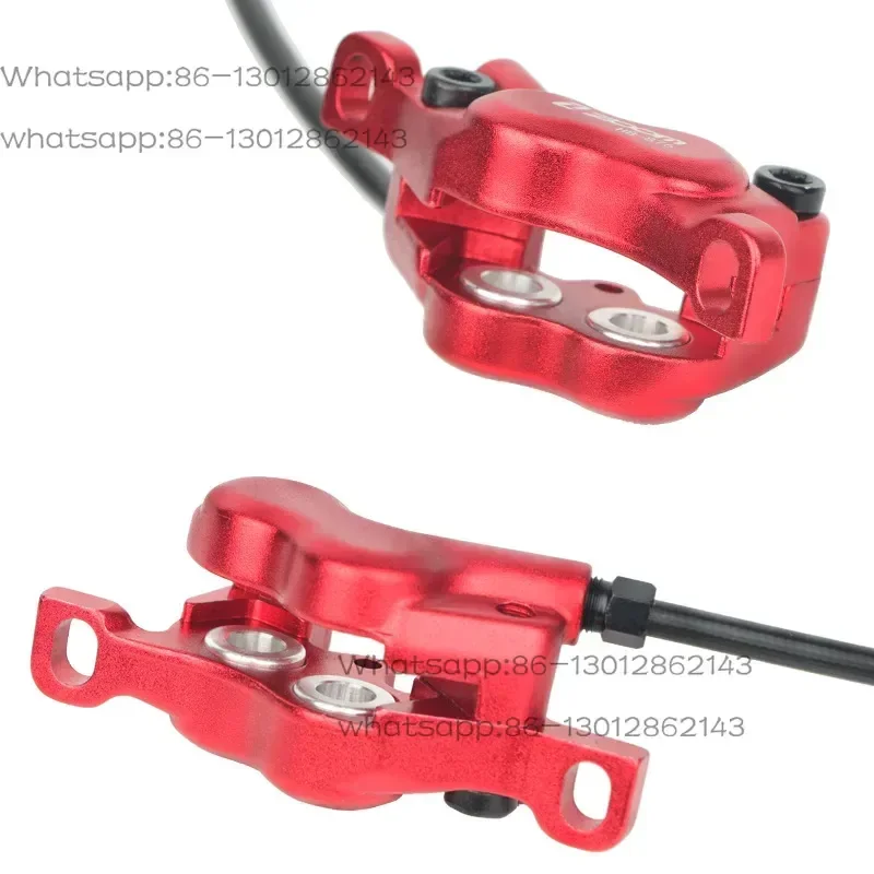 Frein à disque hydraulique à quatre pistons pour vélo de montagne, frein à disque de vélo bilatéral