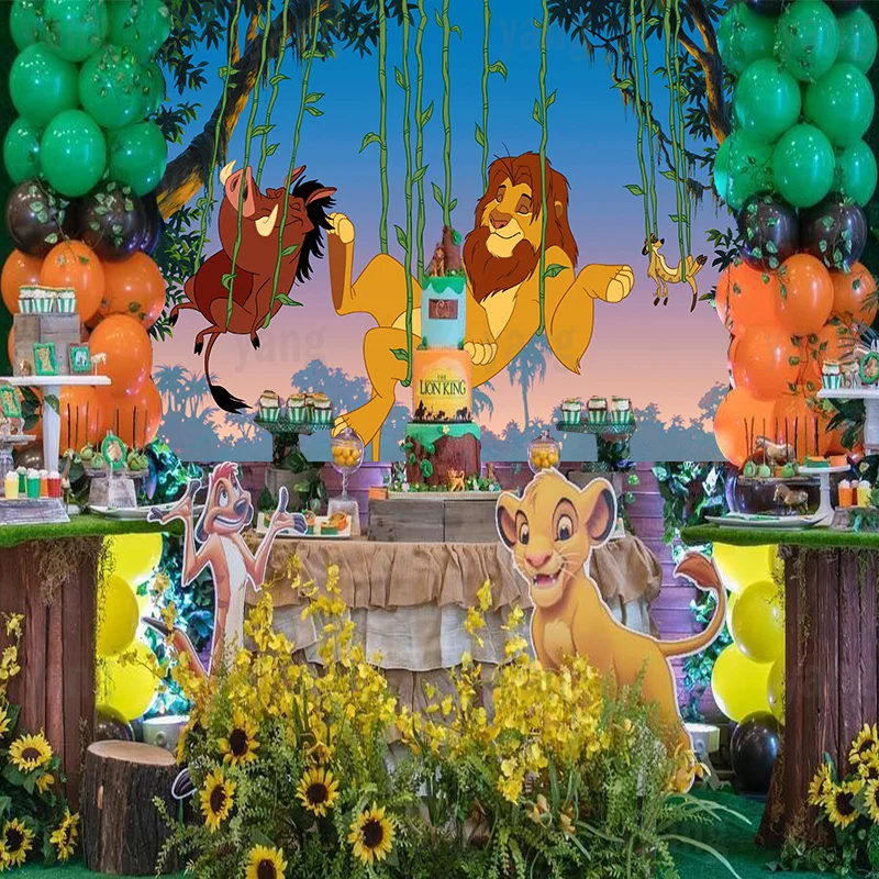 Disney  Background Boy 'S kids Birthday Party Decoration Forest Photography Studio Digital Photo Backdrop