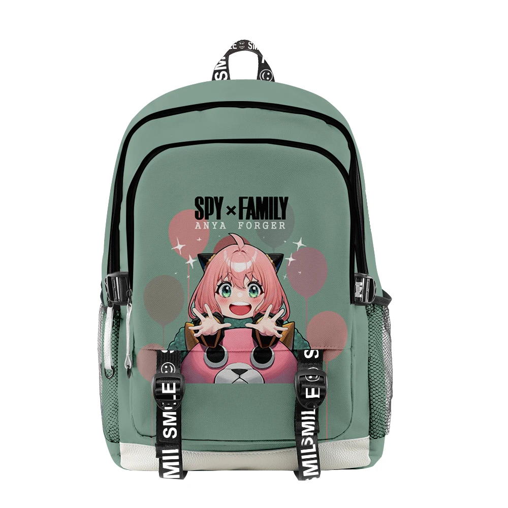 

Hip Hop Popular Spy X Family Anya Forger 3D Print School Bags Unisex Oxford Waterproof Notebook multifunction Travel Backpacks