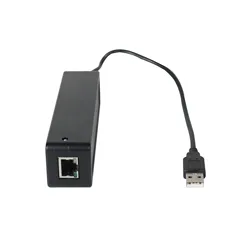 Pro Audio Dante AES67 Mini 2 kanał USB do Dante I/O Adapter wejścia z PoE lub DV zasilania 5V do PA System powiadamiania