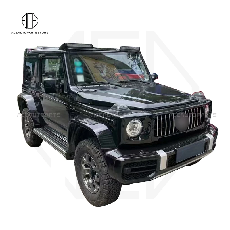 Use For Suzuki Jimny G63 Refitt Front Fender Bumper wheel brow Racing Hood Cover Accessorie Headlamp Taillight PP Body Kit 2019+