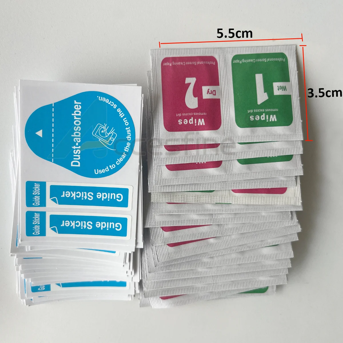 100 Uds. Lente de cámara de vidrio templado eliminación de polvo de pantalla de teléfono toallitas de limpieza húmeda y seca juego de herramientas de papel paquete de alcohol para iPhone