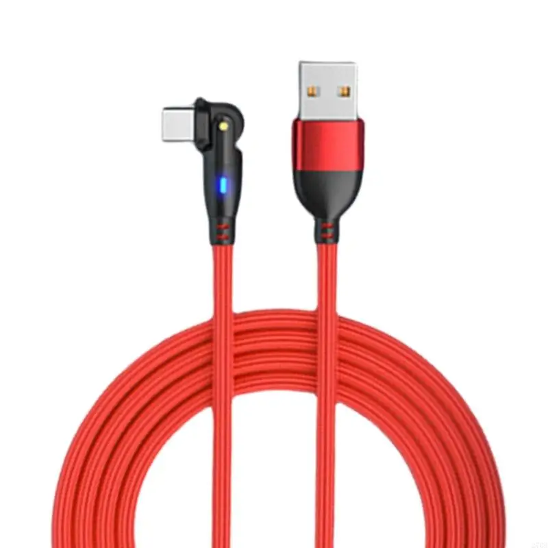 270B USB C สายชาร์จพร้อมขั้วต่อ 180 องศาสำหรับหูฟังคอนโซลเกม