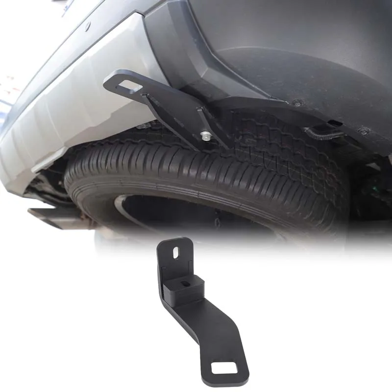 For Toyota Land Cruiser Prado 250 LC250 2024 2025 Car Iron Tow Hook Rescue Rear Trailer Hook Metal Red Black Cover Accessories
