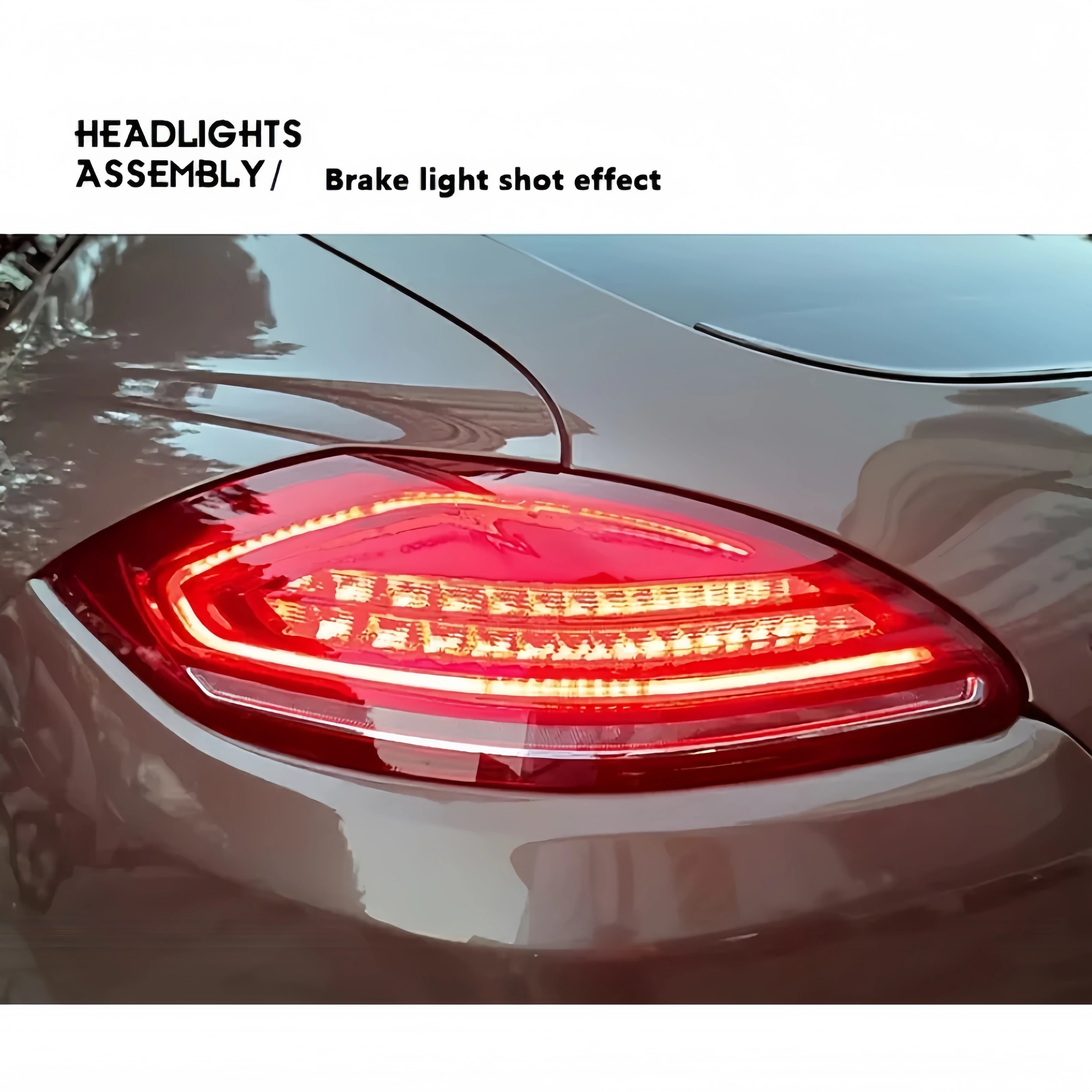 Car tail lights suitable for Porsche Panamera 970 2010-2013. Newly upgraded tail lights