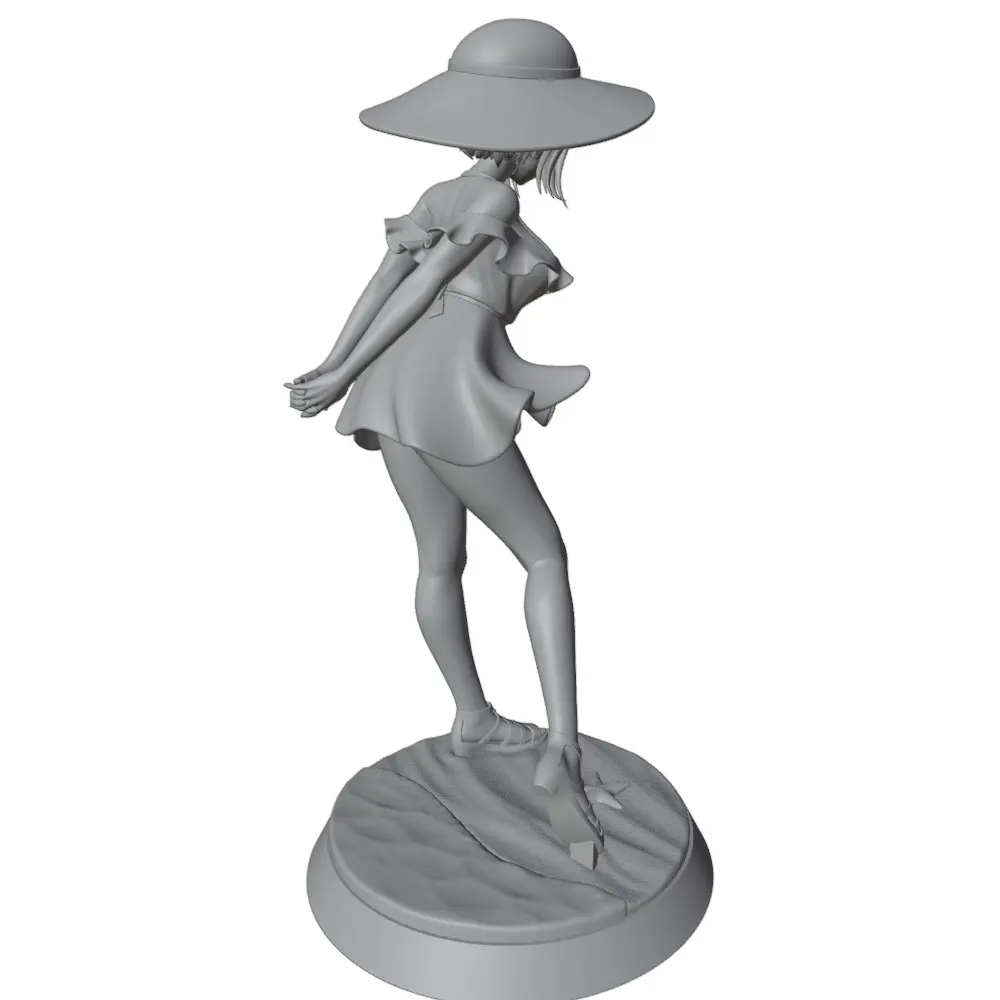 75/100/120/150mm Sexy Girl Resin Model Kits GK Miniature 3D Printed Gray Model Figurine DIY Doll Model Unassembled And Unpainted view 6