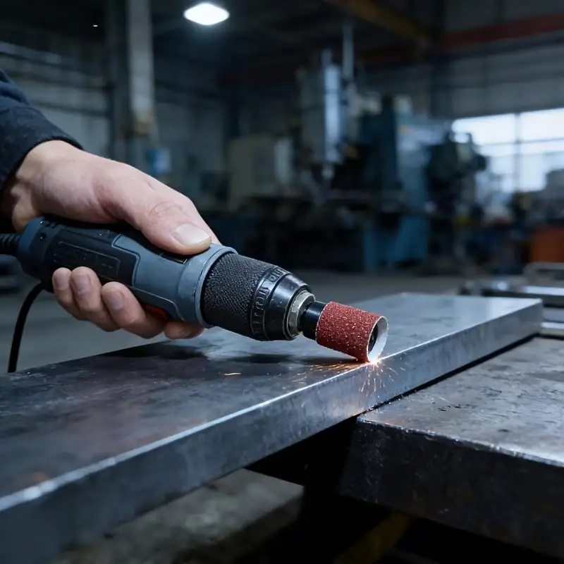 [C] 3pcs Screwdriver Grinding Head Drill Sanding Attachment With Wear Resistant Abrasive Pad For Woodworking Metal Grinding DIY