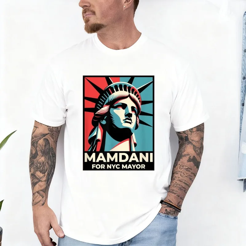Zohran Mamdani for Nyc Mayor Funny Cool Trendy Cotton T-Shirt Crew Neck Short Sleeve Men Women Casual Fashion Graphic T Shirts