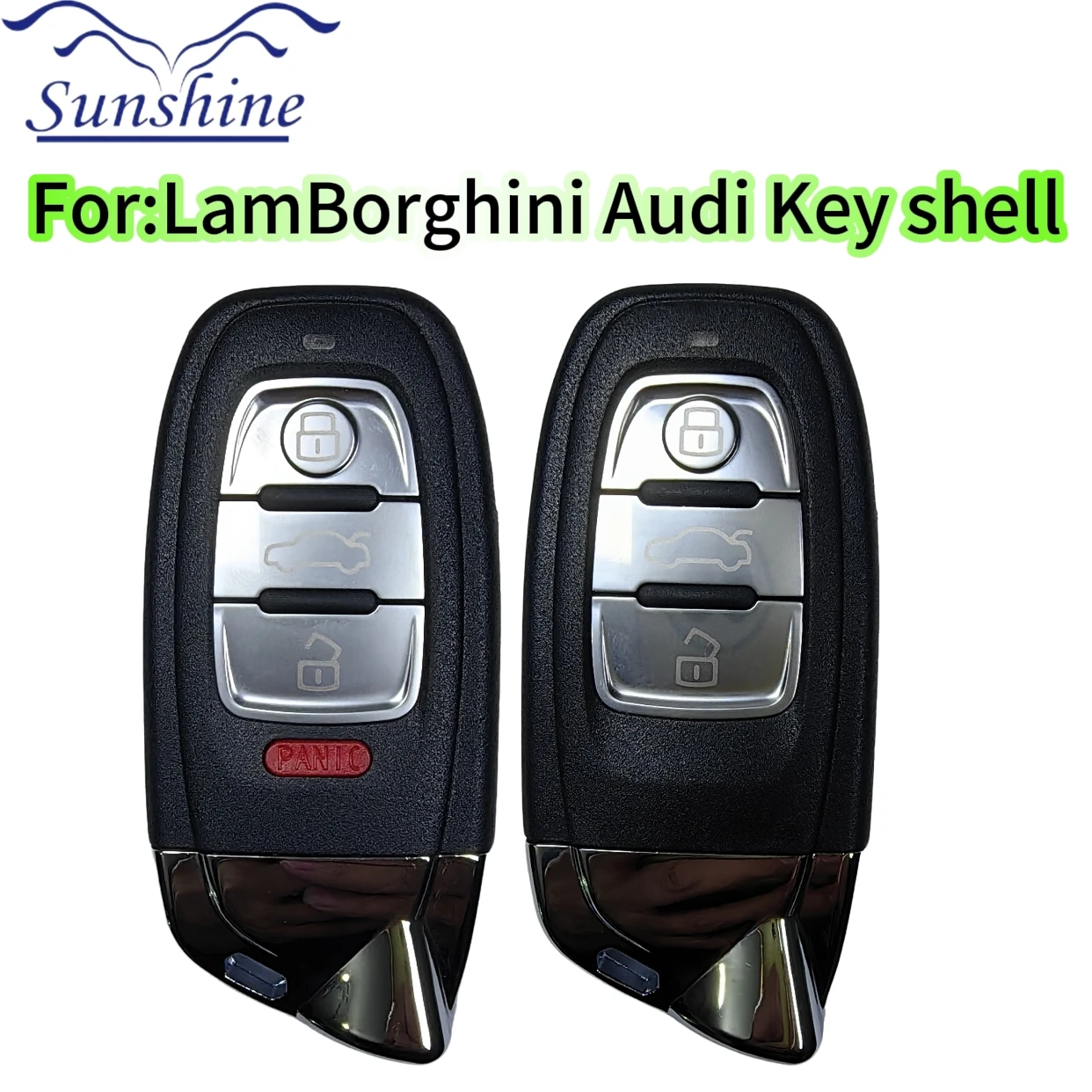 

Sunshine для Lamborghini, сменный чехол для смарт-карты с 3/4, маленький ключ, с металлическим логотипом