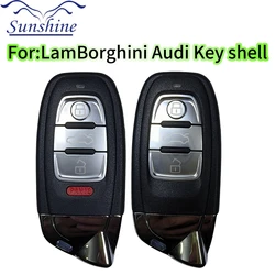 Sunshine For Lamborghini 3/4buttons smart card replacement shell case with small key