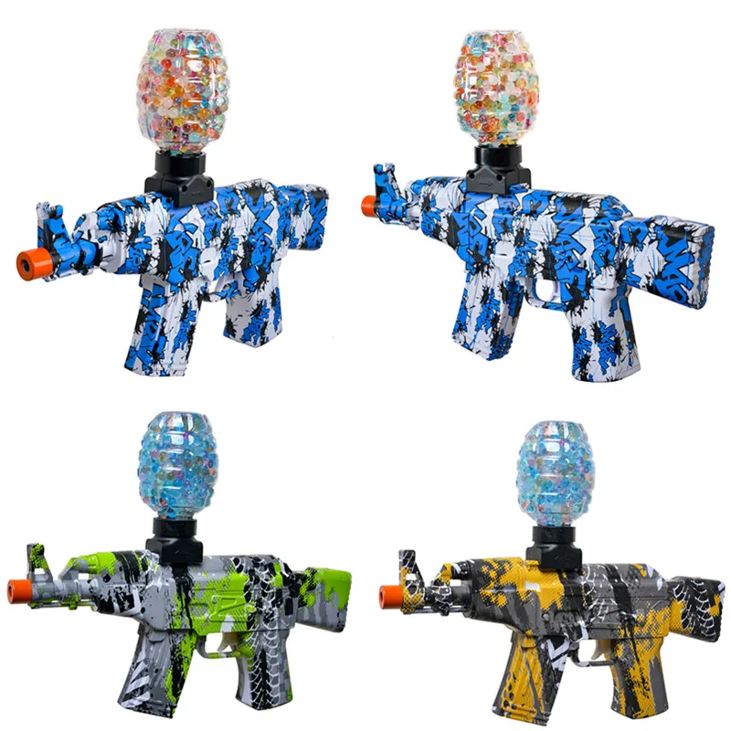 The New AK47 Children\'s Electric Water Bullet Gun Continuously Fires Children\'s Battle Toy Guns As A Birthday Gift For Children