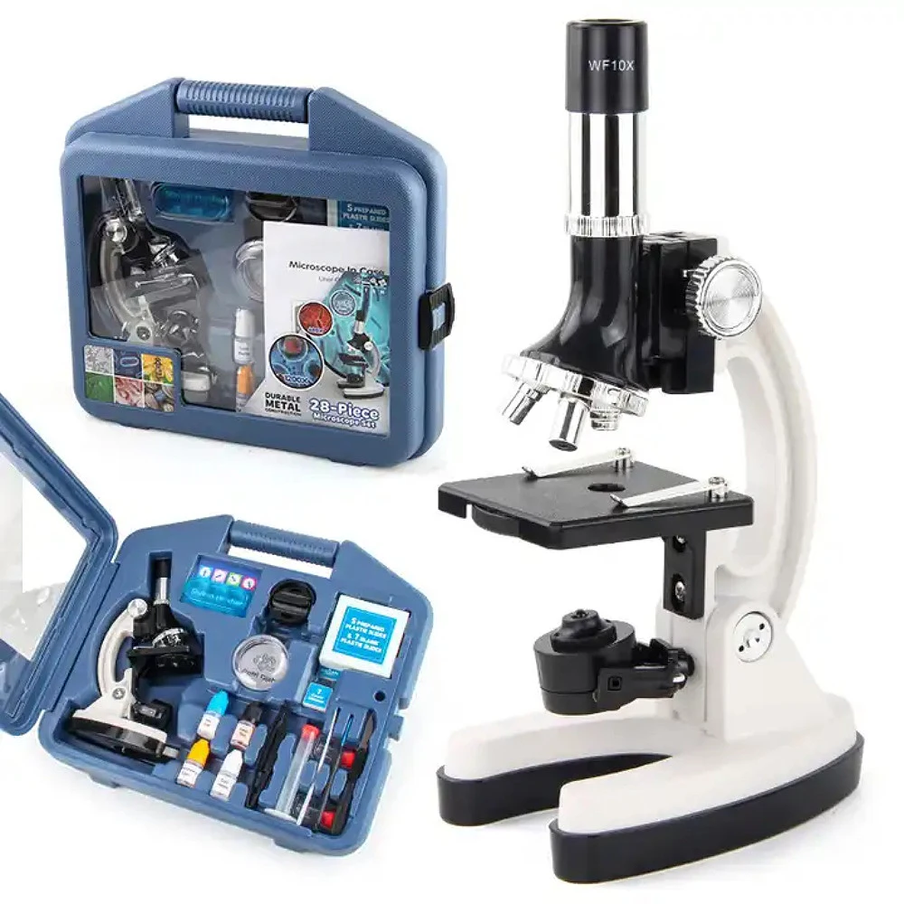 

Portable Professional Digital Microscope Kits 1200X School Electronic Optical Biological Microscopes for Science Education