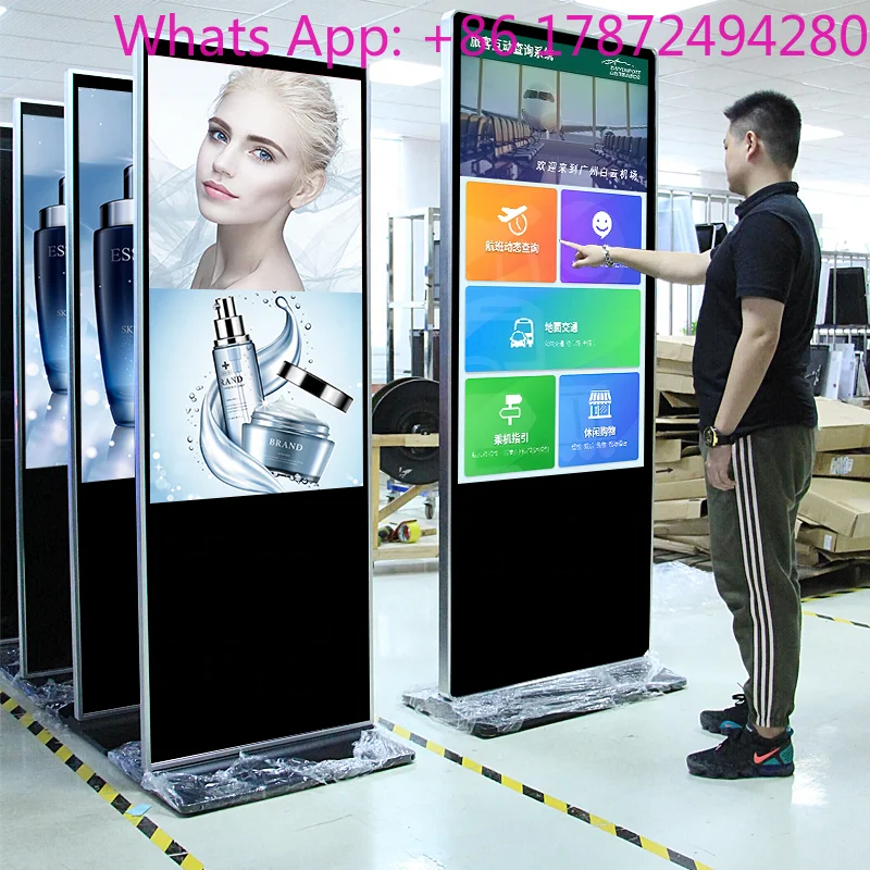 Lcd Advertising Players Wifi Screen Kiosk ouch Screen Digital Signage and Dislays CMS Software