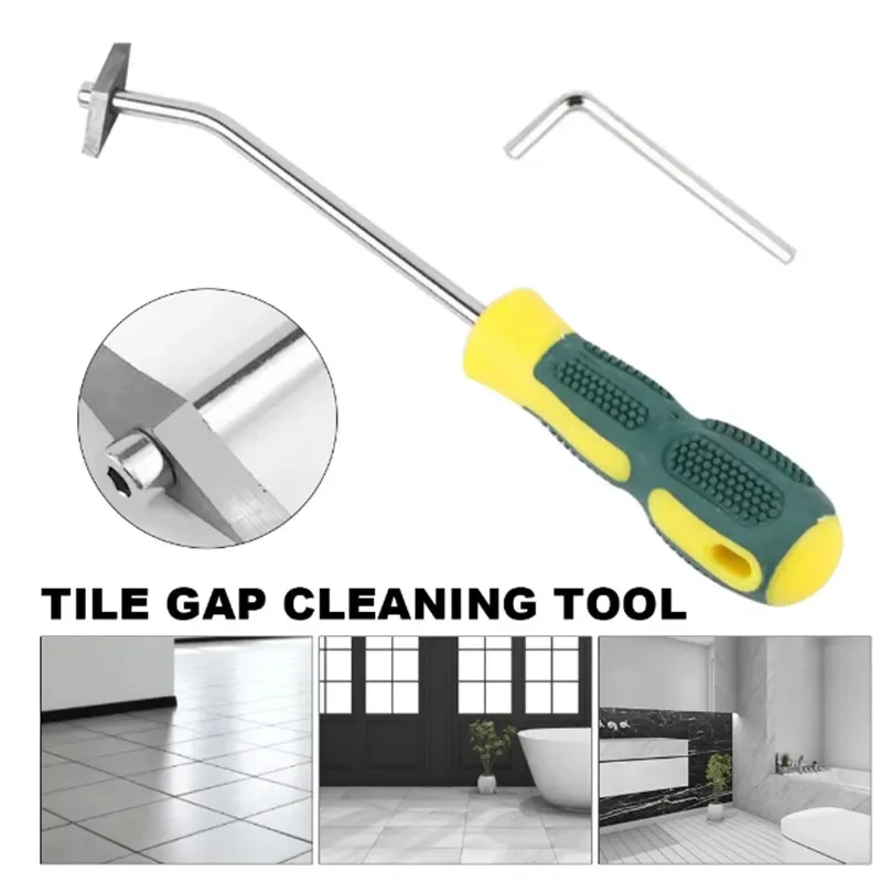 Professional Ceramic Tile Grout Remover Seam Beautifying Agent Tungsten Steel Marble Gap Cleaner Drill Bit Hand Cleaning Tools