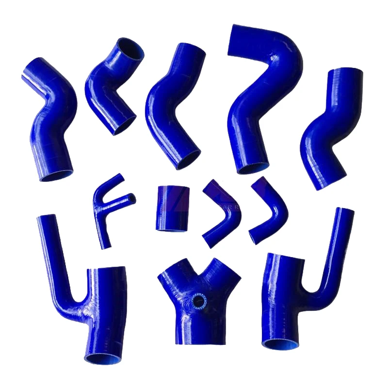 Silicone Boost Piping Hose Kit For Audi S4 RS4 A6 B5 C5 2.7L Bi-Turbo 97-01 (12Pcs)