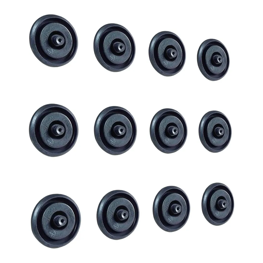 for Black Flush Valve Seal 12 Pack for Canister Style Toilets Replacement Gasket for 2 inch 3 inch Flush Valves Quick Fix