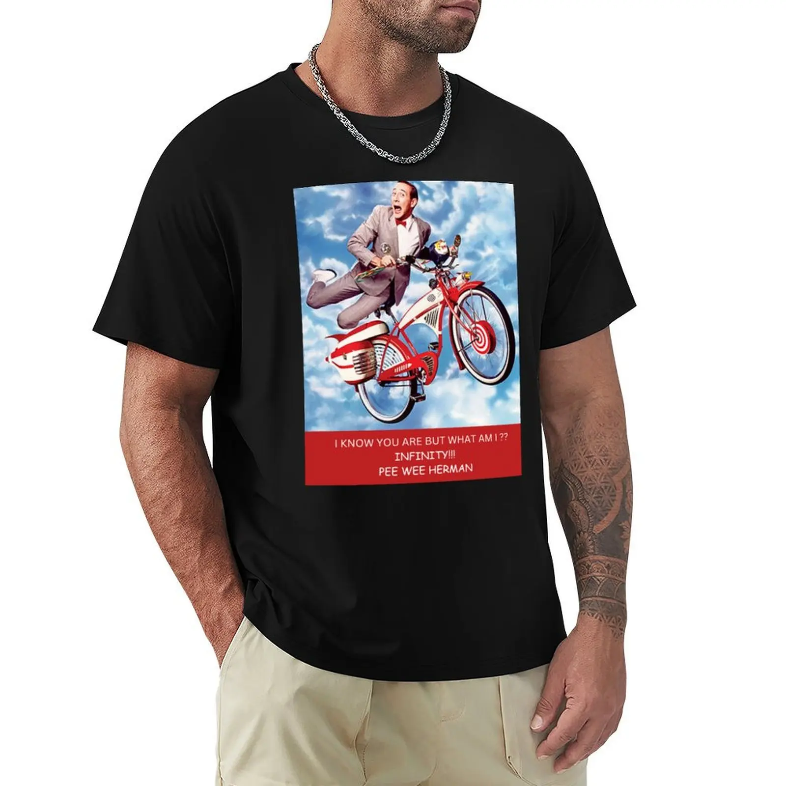 PEEWEE HERMAN St T-Shirt Regular Fit Plain Tee Shirt