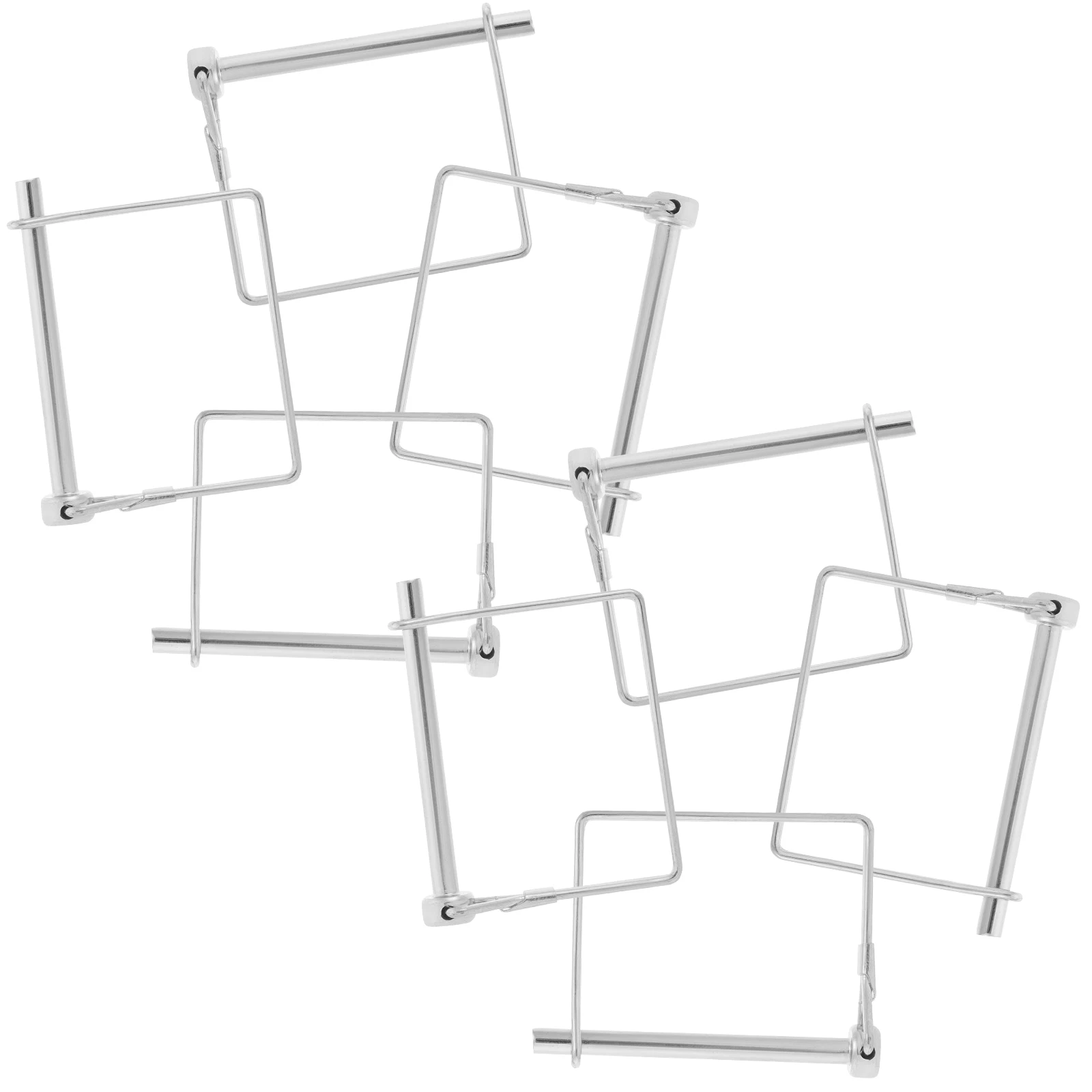 

8 Pcs Bayonet Deactivation Trailer Hitch Pin Galvanized Iron Heavy Duty Coupler Pins Lock
