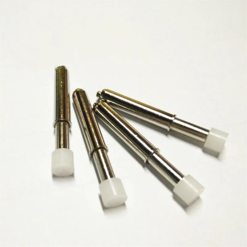 50 unids/pack GP-2T con cabezal de goma Pin de posicionamiento de resorte columna elástica de 5,0mm longitud Total 40,8mm columna de posicionamiento