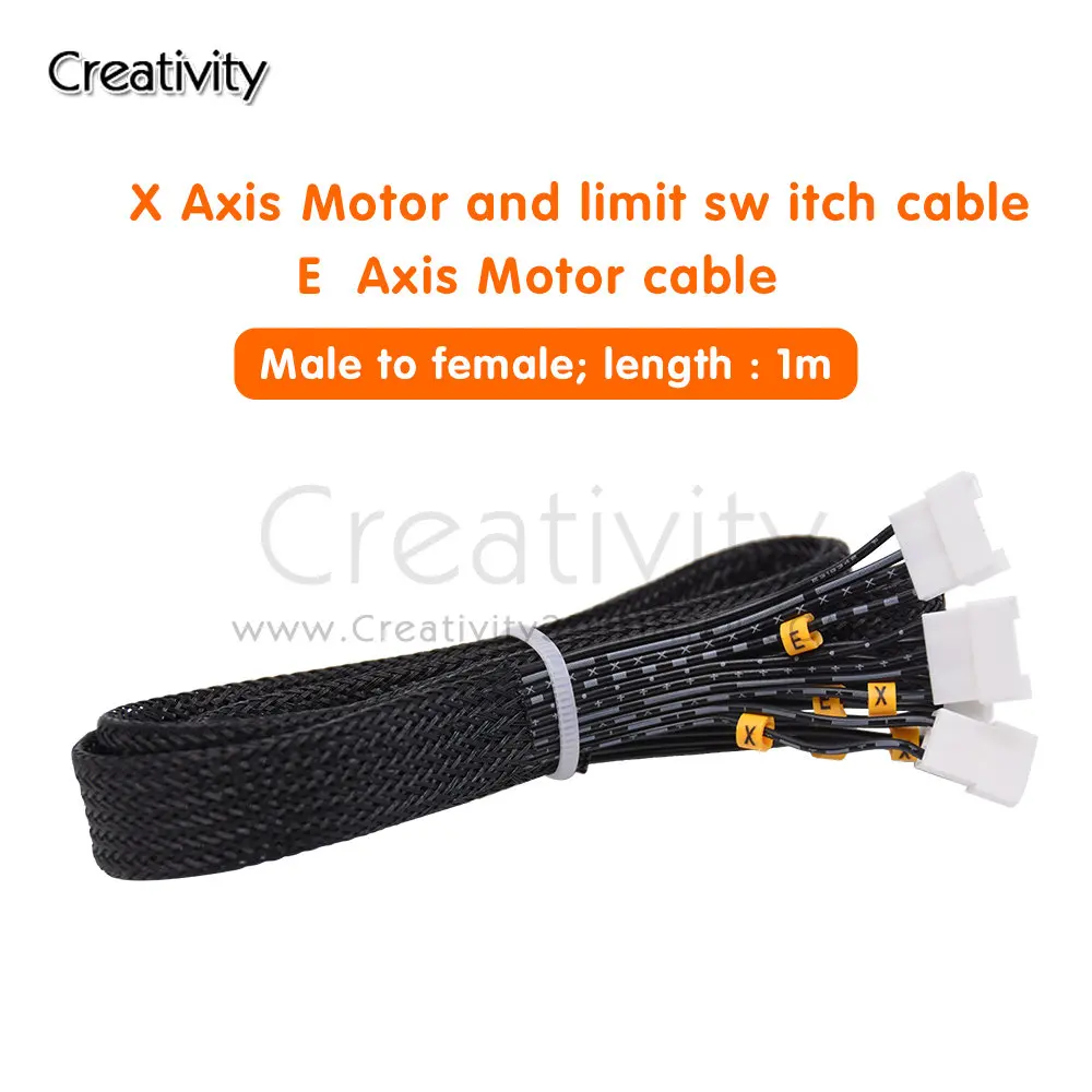 Kreativität 3D X/Y/Z/E-Achse Schrittmotor und Endschalter Verlängerungskabel und Filamentbrucherkennung für Ender 3 CR10 S/S4/S5 – Detail 8