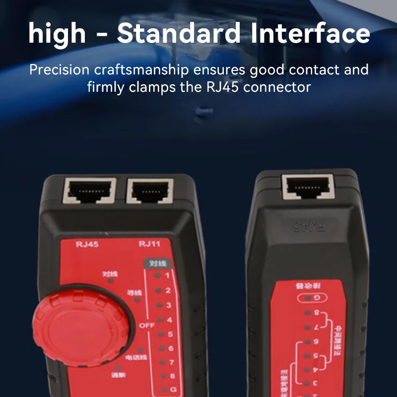 TOPLIA Network Cable Tester Tracer RJ11 RJ45 Wire Locator Line Tracker Finder Suitable for Ethernet, Telephone, Wire Maintenance - view 5