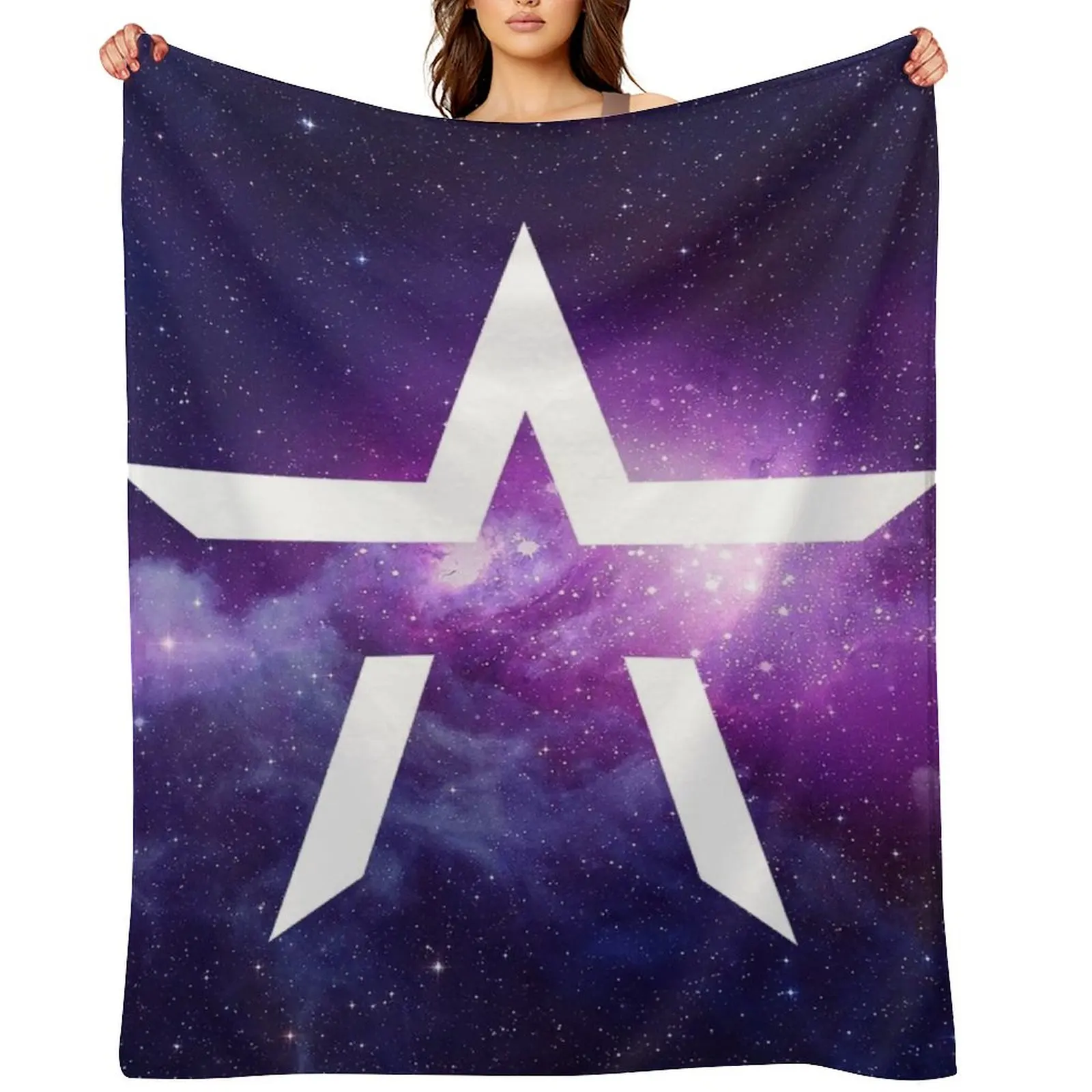 

Starset inspired edit - purple nebula Throw Blanket Luxury Designer Quilt Kid'S Luxury Brand Blankets