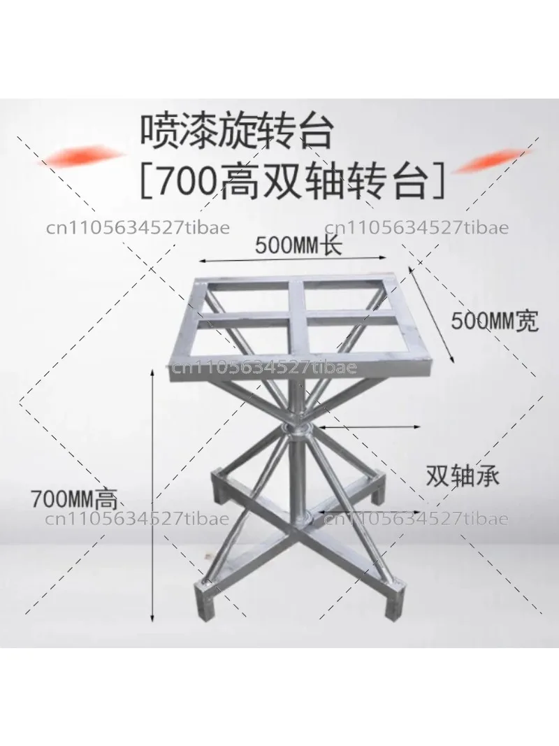 360° Rotating Furniture Painting Table - Spray Rack Turntable, Adjustable Paint Workbench, Rotating Painting Platform